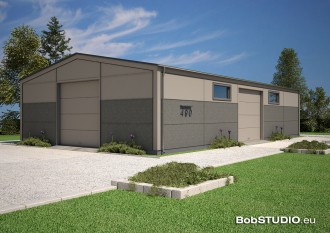 projekt hali stalowej